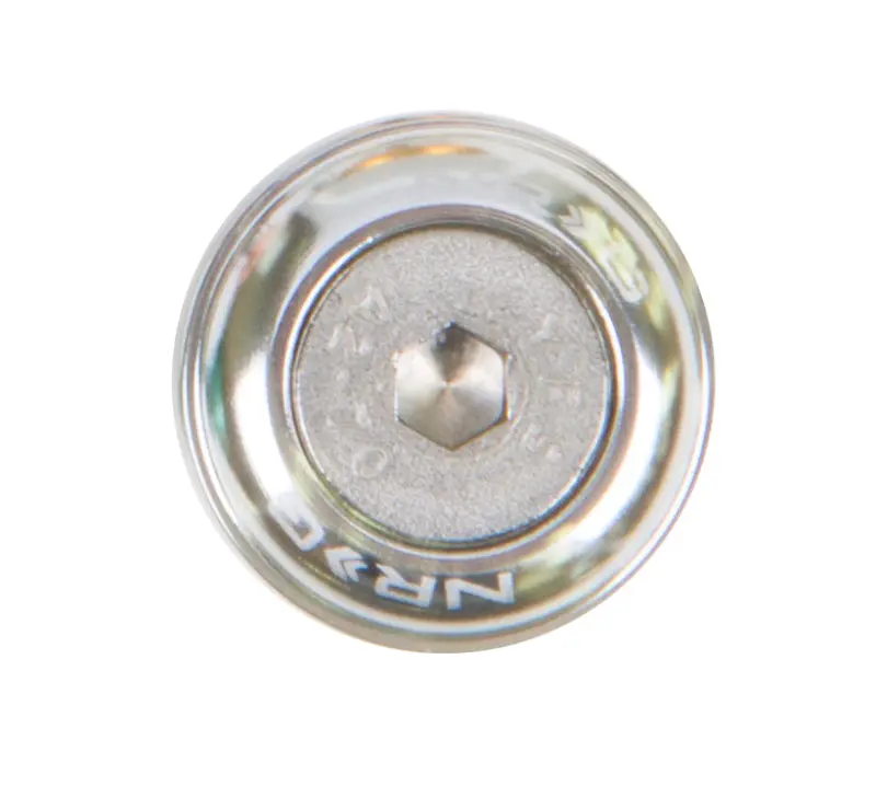 NRG Fender Washer Kit Rivets Metal Silver - Set 10