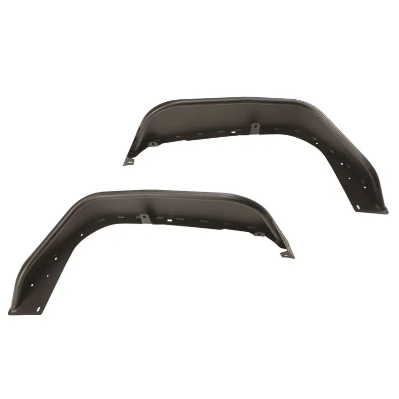 Rugged Ridge HD Steel Tube Fenders Front Pair Black 2018-2019 Jeep Wrangler JL