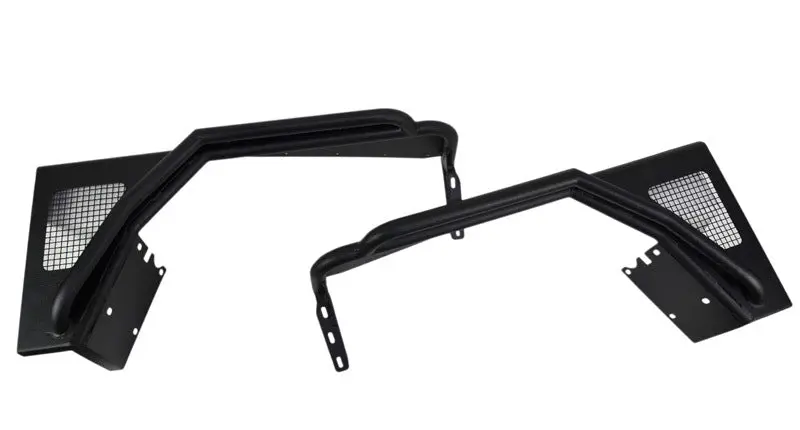 Fishbone Offroad 97-06 Jeep Wrangler Black Textured Powdercoat Steel Tube Fender Set 4