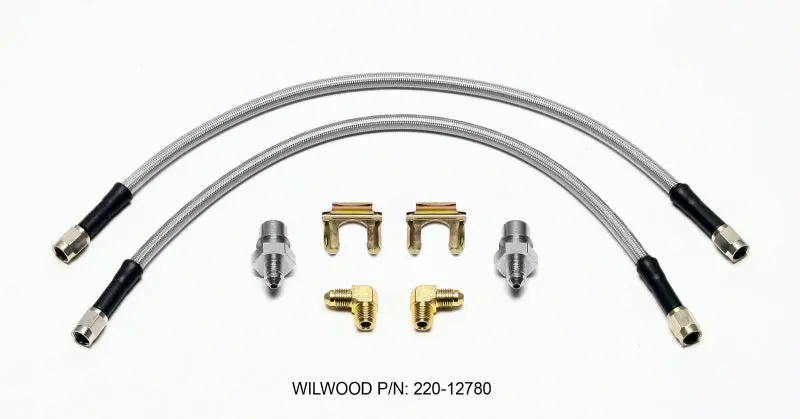 Wilwood Flexline Brake Hose Kit Front Fiat 500
