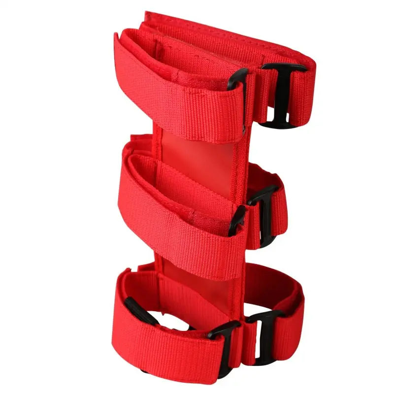 Rugged Ridge Sport Bar Fire Extinguisher Holder Red 1955-2019 CJ & Wrangler