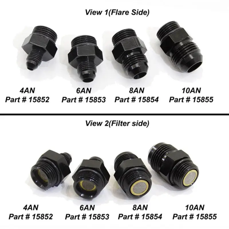 Nitrous Express 6AN to 8AN ORB Filter Fitting Lightning 375 Nitrous Systems