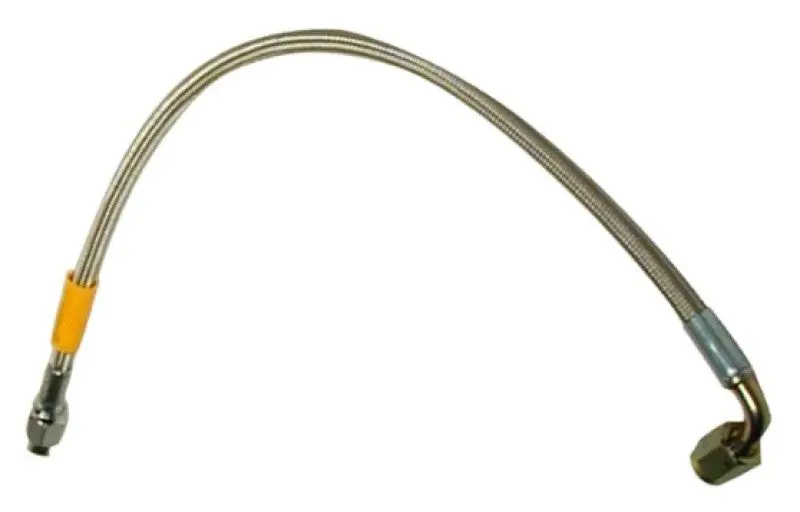 Wilwood 14in OAL Flexline -3 Hose to -3 Female 90 Degree End Brake Line