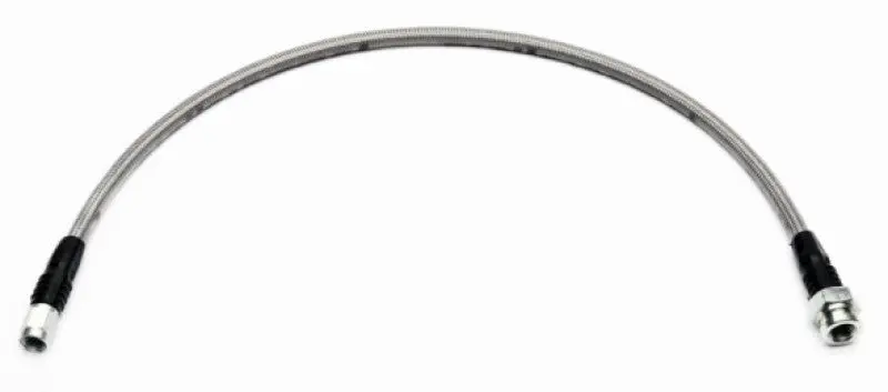 Wilwood 17in OAL Flexline -3 Hose to M10 x 1.00 to -3 Female Bubble Flare Brake Hose