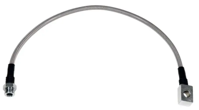 Wilwood 20in OAL Flexline -3 Hose to M10 1.00 to 12 Deg Banjo Bubble Flare Brake Line