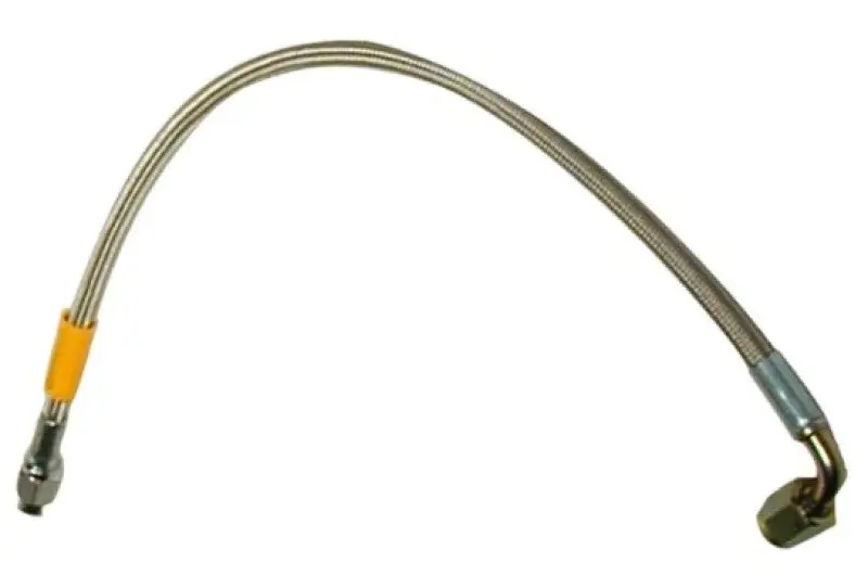 Wilwood 22in OAL Flexline -3 Hose to -3 Female 90 Degree End Brake Line