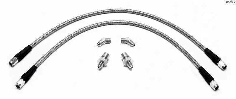 Wilwood Flexline Brake Hose Kit E36 BMW M3 SL4 or SL6 Front Caliper