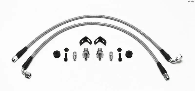 Wilwood Flexline Brake Hose Kit Front Mitsubishi EVO VIII
