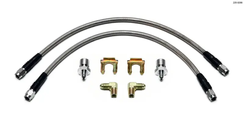 Wilwood Flexline Brake Hose Kit Rear Mitsubishi EVO VIII