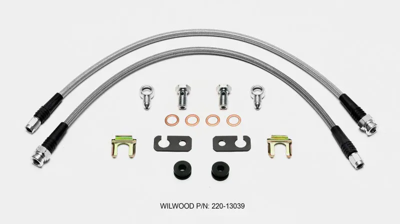 Wilwood Flexline Kit Rear Brake Lines 2013 Ford Focus