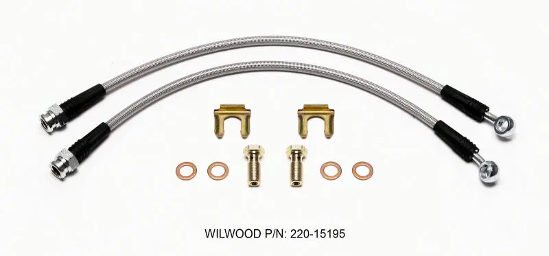 Wilwood Flexline Kit Rear Brake Lines C6 Corvette Non-Z06 Models