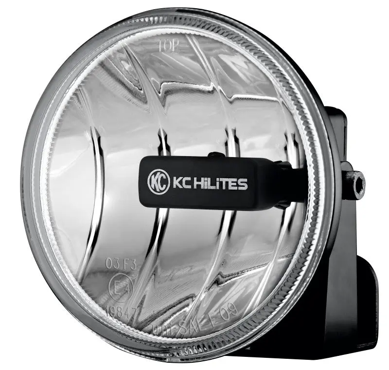 KC HiLiTES 4in Gravity G4 LED Light 10w SAE/ECE Clear Fog Beam Single