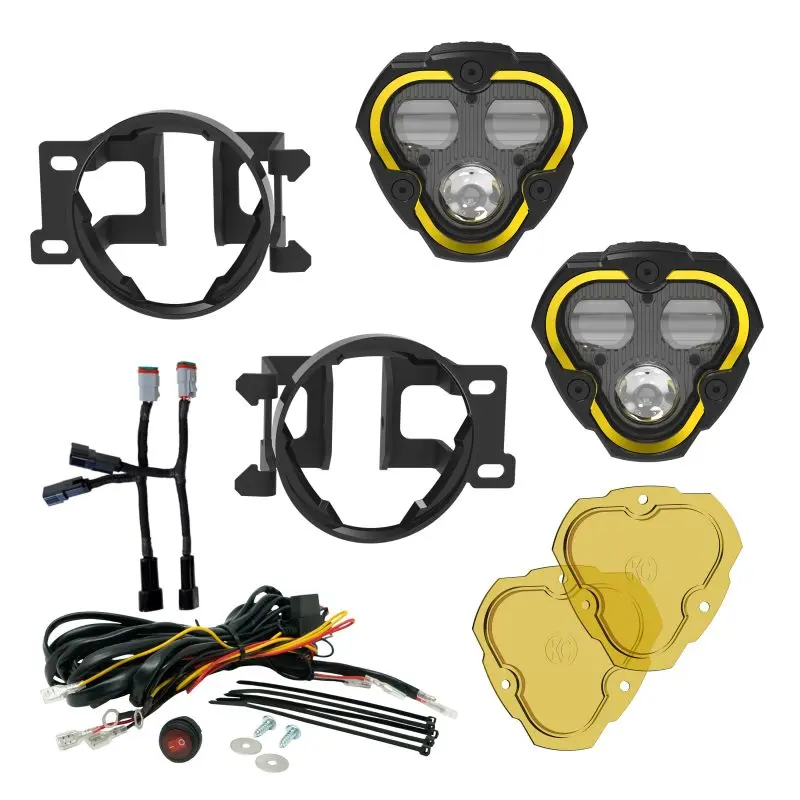 KC HiLiTES FLEX ERA 3 Dual Mode SAE Fog Lights 2-Light Master Kit Toyota Tacoma/4Runner/Tundra