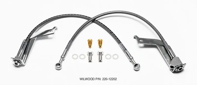 Wilwood Flexline Brake Line Kit 99-04 Ford Mustang GT Rear - High Performance