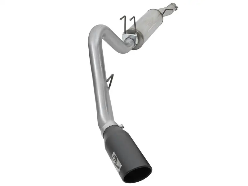 aFe MACHForce XP 4in Cat-Back Stainless Steel Exhaust Black Tips 2017 Ford Super Duty F-250/F-350 V8 6.2L