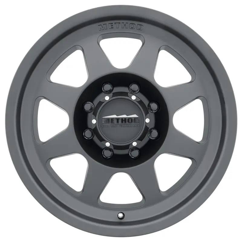 Method MR701 HD 18x9 +18mm Offset 8x170 130.81mm CB Matte Black Wheel Ford Heavy Duty Trucks Method Wheels