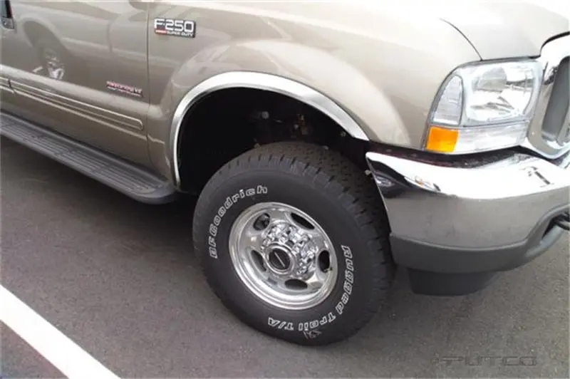 Putco Full Stainless Steel Fender Trim 99-07 Ford SuperDuty Pickup