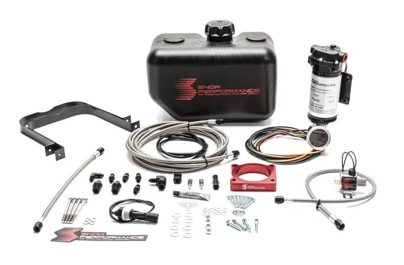 Snow Performance 11-17 Ford F-150 Stage 2 Boost Cooler Water Injection Kit SS Braided Line & 4AN Fittings
