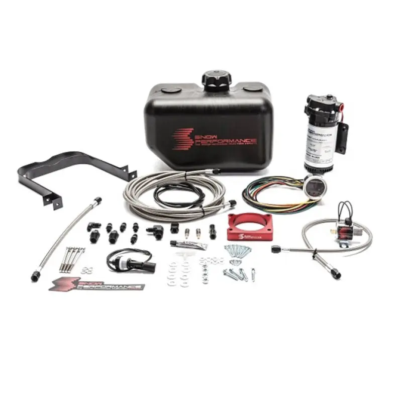 Snow Performance 11-17 Ford F-150 Stage 2 Boost Cooler Water Injection Kit SS Braided Line & 4AN Fittings