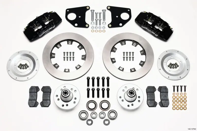 Wilwood Dynapro 6 Front Hub Kit 12.19in 62-72 CDP B & E Body Drum Spindle