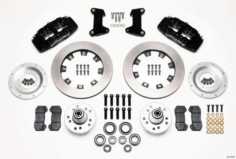 Wilwood Dynapro 6 Front Hub Kit 12.19in 74-80 Pinto/Mustang II Disc Spindle Only