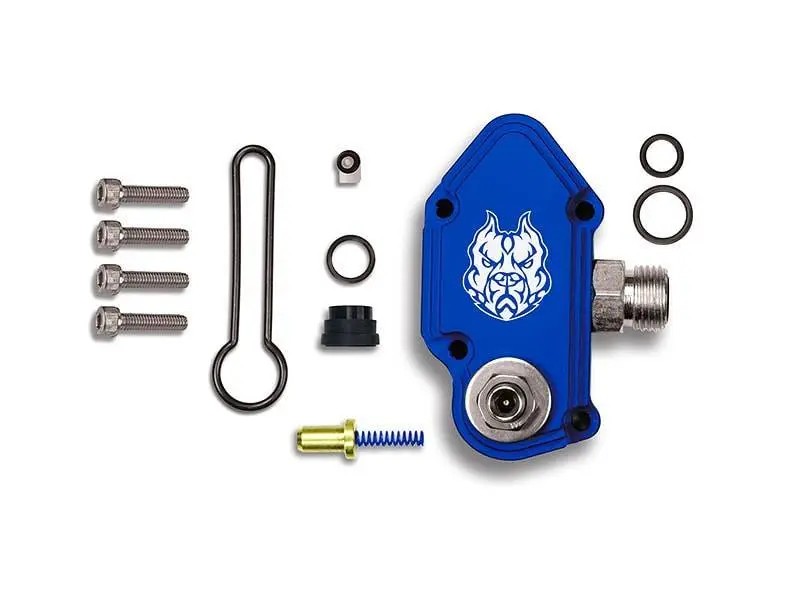 Sinister Diesel 03-07 Ford 6.0L Powerstroke Blue Spring Kit Adjustable Billet Housing
