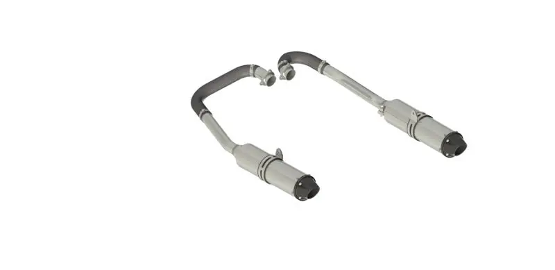 MBRP 11-14 Polaris RZR 900 All Models Complete Dual Exhaust System Headers-Back