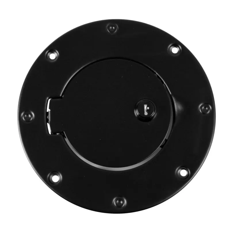 Rugged Ridge 97-06 Jeep Wrangler TJ Black Locking Gas Cap Door Security