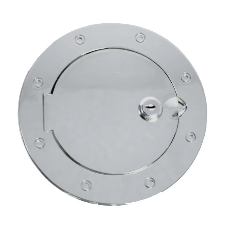 Rugged Ridge Stainless Steel Locking Gas Cap Door 07-18 Jeep Wrangler JK