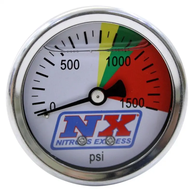 Nitrous Express Nitrous Pressure Gauge Only 0-1500 PSI Nitrous Systems