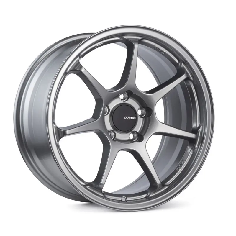 Enkei TS-7 18x8 5x112 45mm Offset Storm Gray Wheel - Durable Alloy Rim European Vehicles