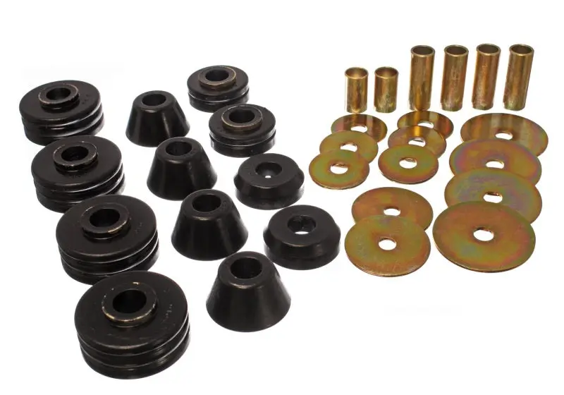 Energy Suspension 73-80 GM C-10/C1500 Pickup 2WD Black Cab Mount Set
