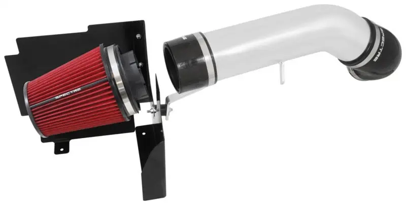 Spectre 99-07 GM Truck V8 4.8 5.3 6.0L Clear Anodized Air Intake Kit Red Filter