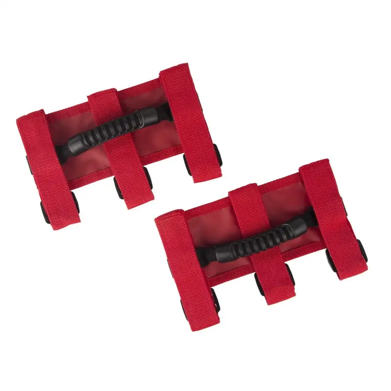 Rugged Ridge Ultimate Grab Handles Red 55-20 CJ & Wrangler JT