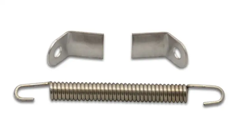 Vibrant Weld on Collector Tab Kit Includes 2 Stainless Steel Collector Tabs and 3-1/2in Long Spring