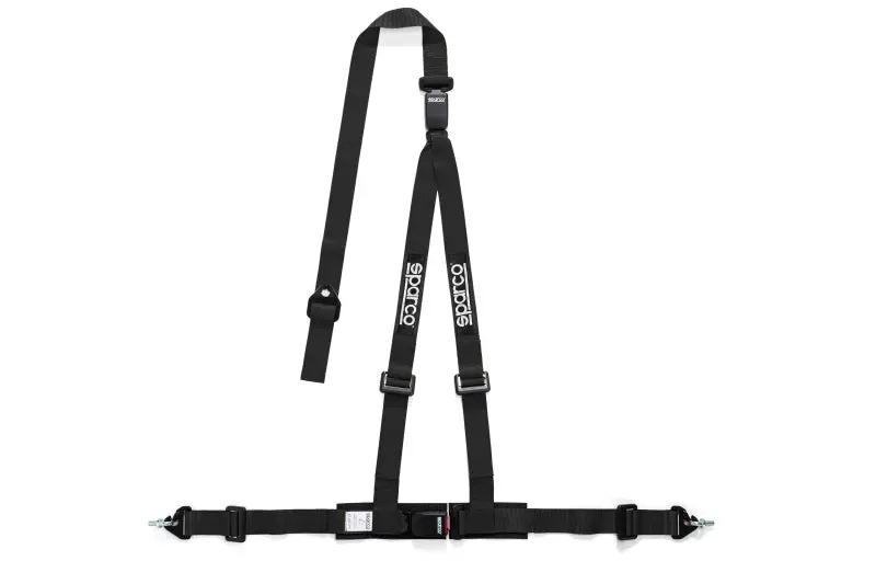 Sparco 2 Inch Black 3 Point Double Release Racing Harness Belt