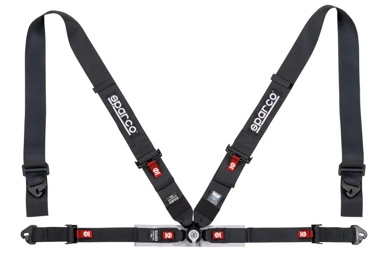 Sparco 4 Point 3in/2in Competition Harness Black Racing