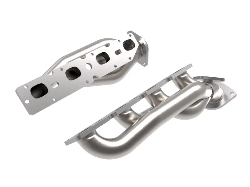 aFe Power Twisted Steel 304SS Shorty Header 19-21 Ram 2500/3500 V8 6.4L