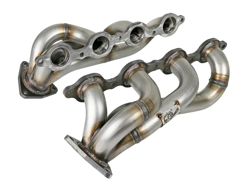 aFe Twisted Steel 1-3/4in 304SS Shorty Headers 2019 GM Silverado/Sierra 1500 V8 5.3L/6.2L