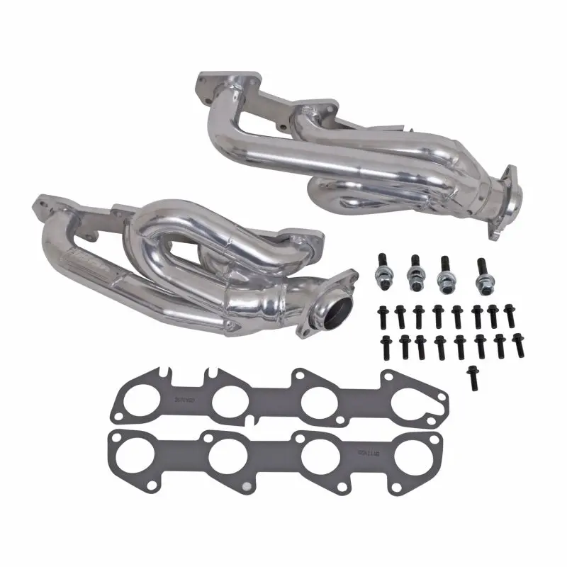BBK 04-08 Dodge Ram 5.7 Hemi 1-3/4in Silver Ceramic Shorty Headers Performance Exhaust