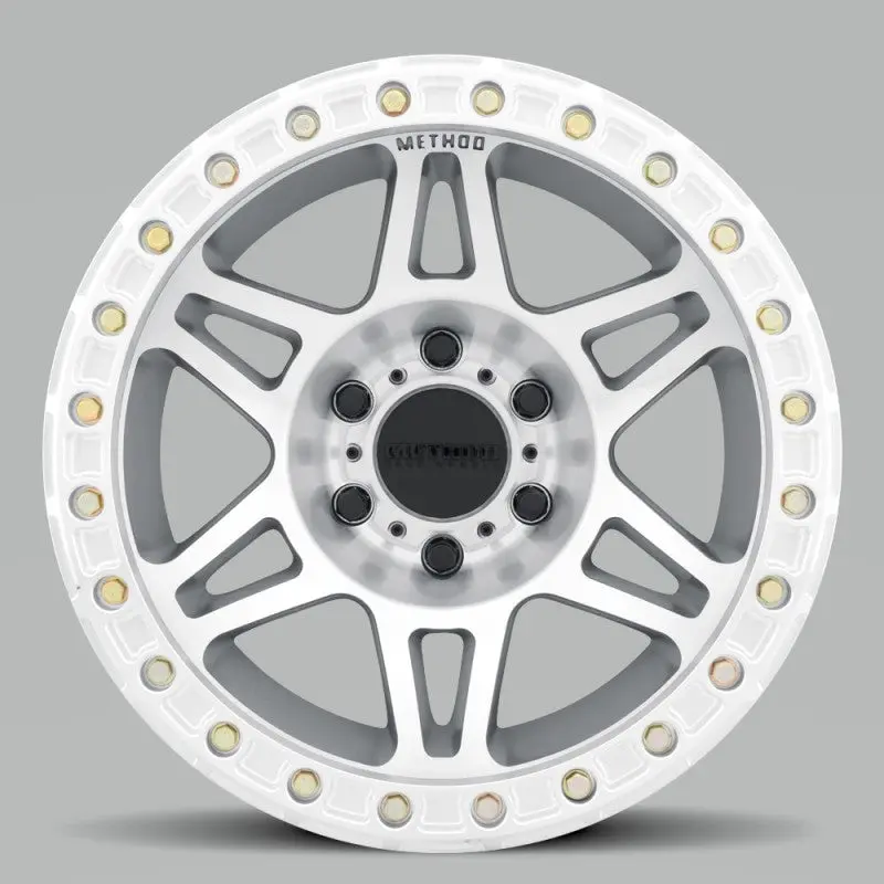 Method MR106 Beadlock 17x9 -44mm Offset 8x6.5 130.81mm CB Machined Clear Coat Wheel BH-H36125 Method Wheels