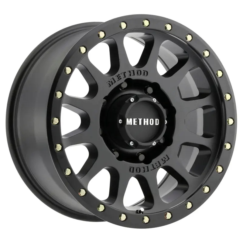 Method MR305 NV HD 17x8.5 0mm Offset 8x180 130.81mm CB Matte Black Wheel Method Wheels