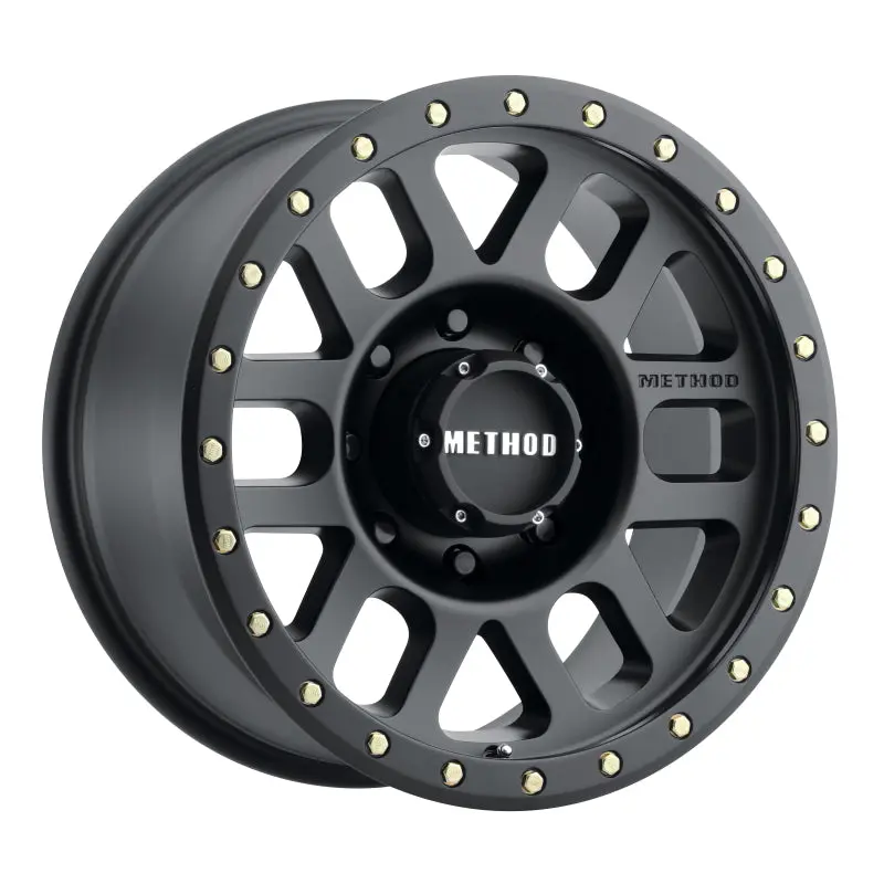 Method MR309 Grid 18x9 0mm Offset 8x180 130.81mm CB Matte Black Wheel Method Wheels