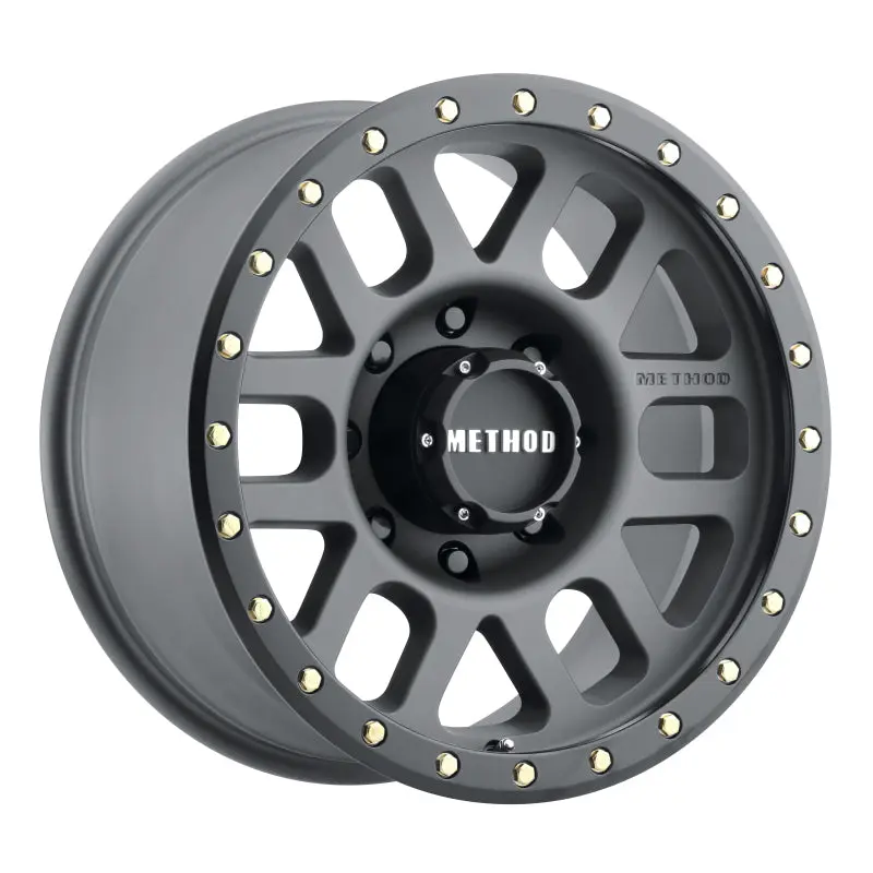 Method MR309 Grid 18x9 +18mm Offset 8x170 130.81mm CB Titanium Black Street Loc Wheel Method Wheels