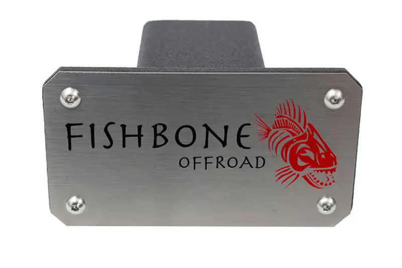 Fishbone Offroad 2 Inch Black Powdercoated Steel Hitch Cover