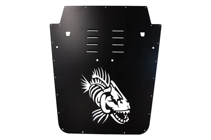 Fishbone Offroad 07-12 Jeep Wrangler JK Black Hood Louver