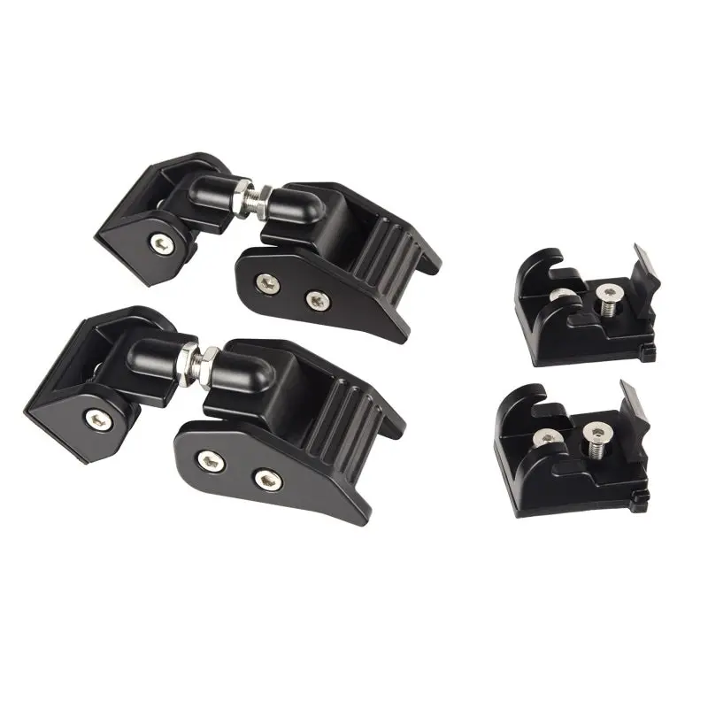 Rugged Ridge 07-18 Jeep Wrangler JK Black Hood Catches OEM Style Replacement