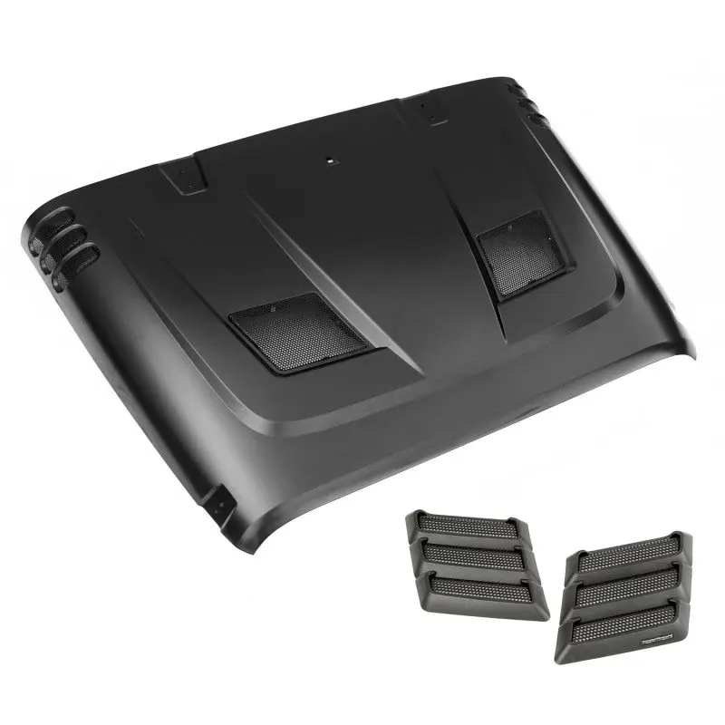 Rugged Ridge Performance Vented Hood Kit 2007-2018 Jeep Wrangler - Complete Hood Upgrade