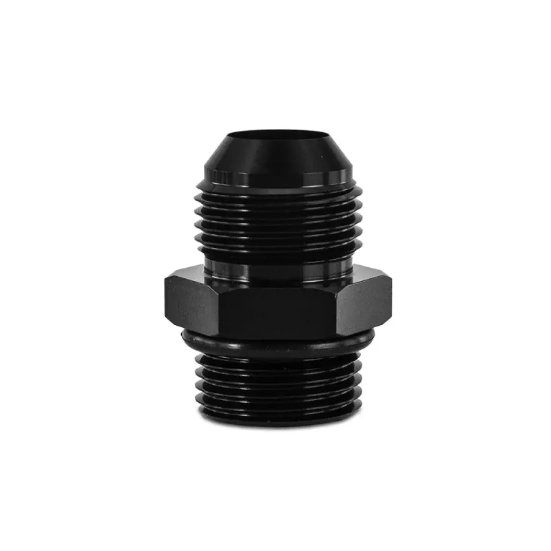 Mishimoto -16ORB to -16AN Aluminum Fitting Black Direct Connection Cooling Systems