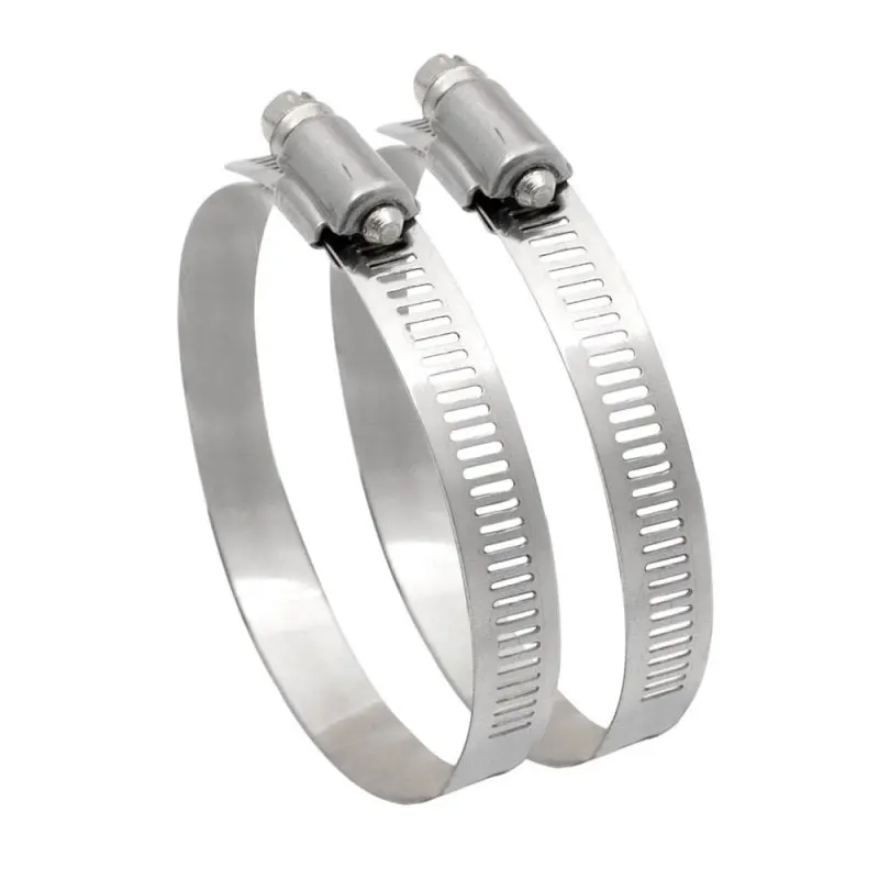 Spectre Worm Gear Hose Clamps 4in Heavy Duty Air Intake Clamps Set
